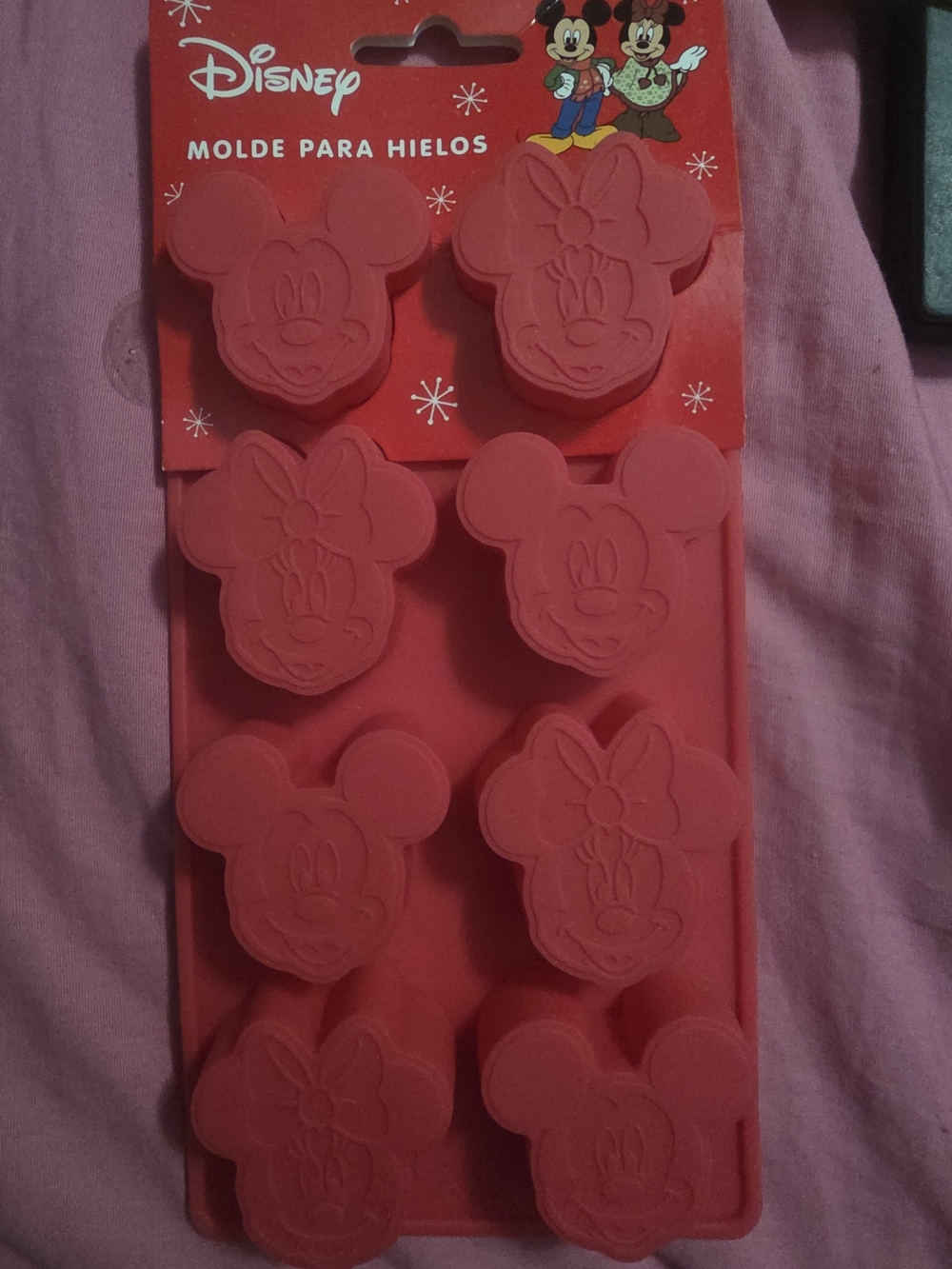Disney Red Mickey & Minnie Silicone Ice Mold - Disney